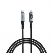 Кабел Verbatim Sync & Charge USB-C to USB-C 100W Display 120 cm - 31848